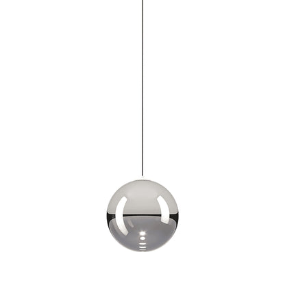 Random Solo LED Pendant Light in Chrome (3.93-Inch).
