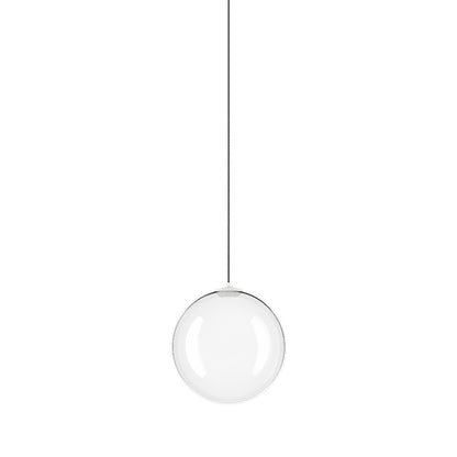 Random Solo LED Pendant Light in Clear (3.93-Inch).