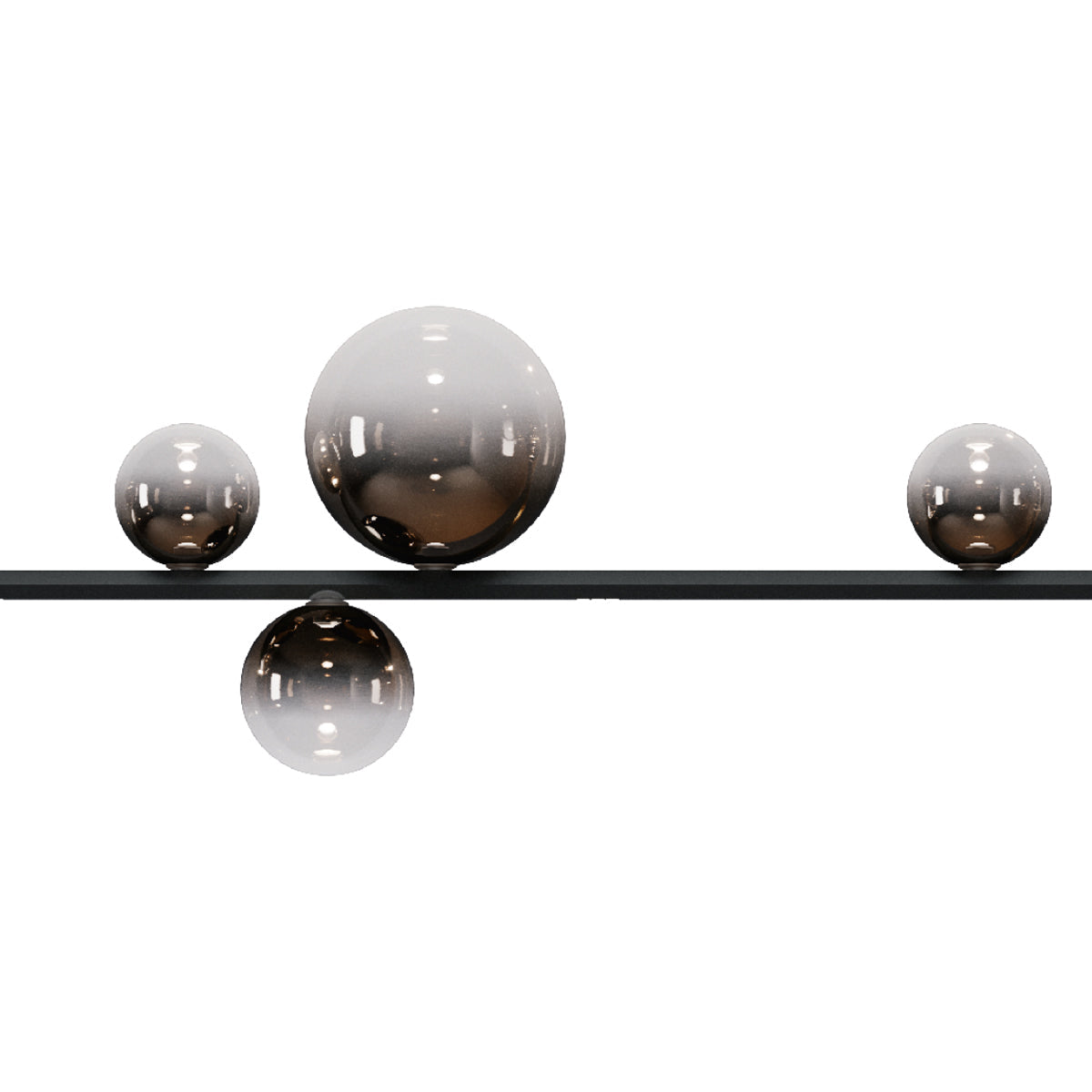 Random Stick Long LED Pendant Light in Detail.