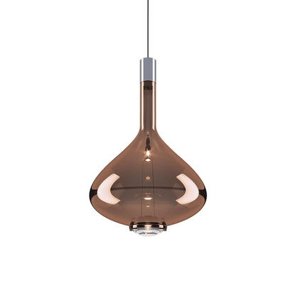 Sky-Fall LED Pendant Light in Glossy Bronze (Medium).