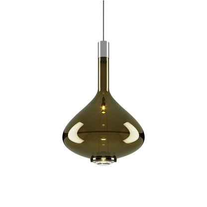 Sky-Fall LED Pendant Light in Golden Sage (Medium).