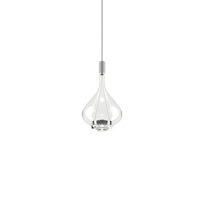 Sky-Fall LED Pendant Light in Clear (Large).