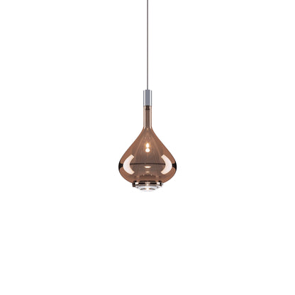 Sky-Fall LED Pendant Light in Glossy Bronze (Large).