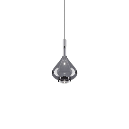 Sky-Fall LED Pendant Light in Glossy Smoke (Large).