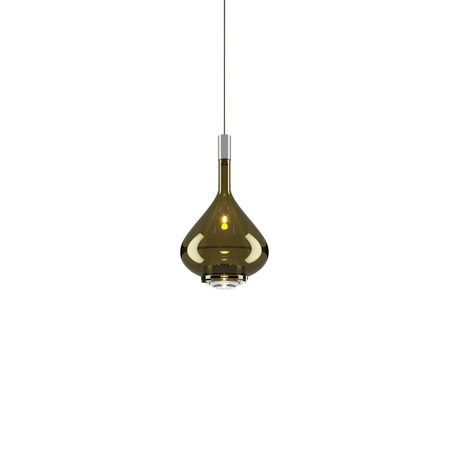 Sky-Fall LED Pendant Light in Golden Sage (Large).