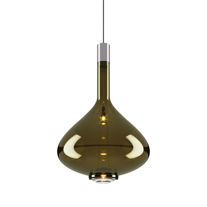 Sky-Fall LED Pendant Light in Golden Sage (Large).