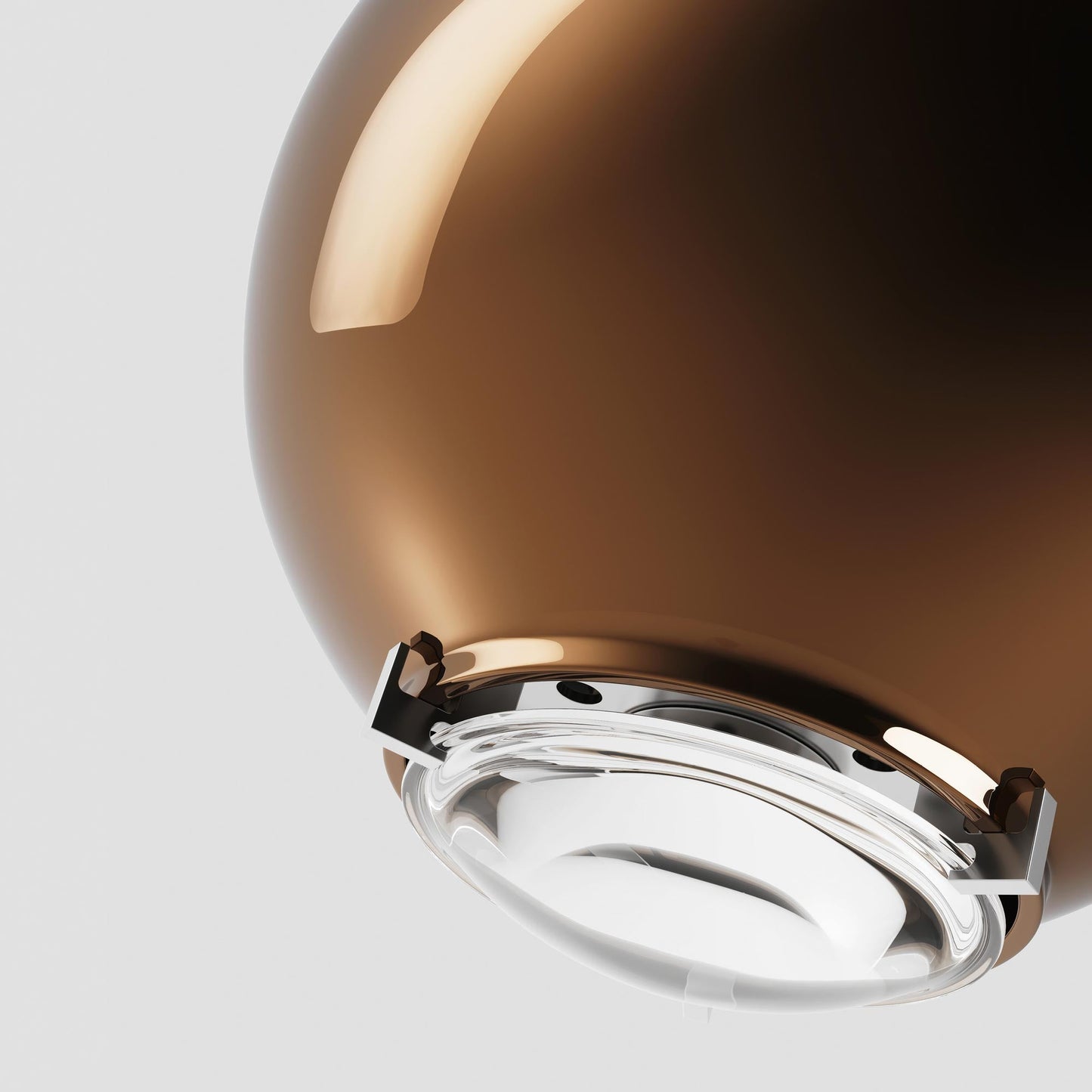 Sky-Fall Round LED Pendant Light in Detail.