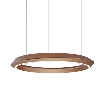 Tidal Fixed LED Pendant Light in Terra/Black.