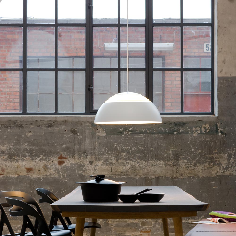 AJ Royal LED Pendant Light in living room.