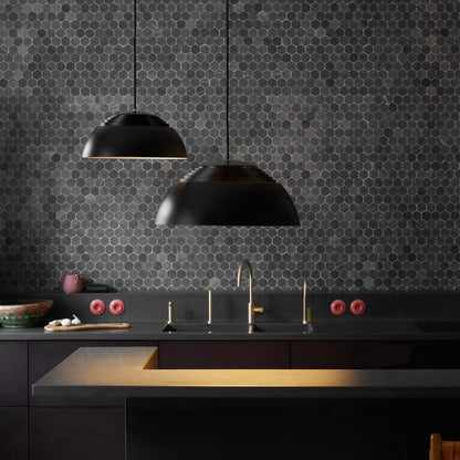 AJ Royal LED Pendant Light in dining room.