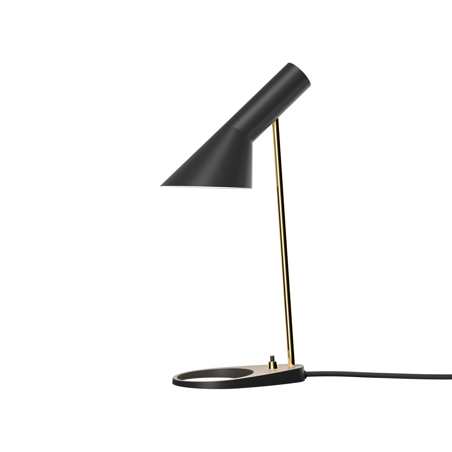 AJ Table Lamp in Black/Brass (Small).