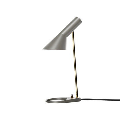 AJ Table Lamp in Warm Grey/Brass (Small).