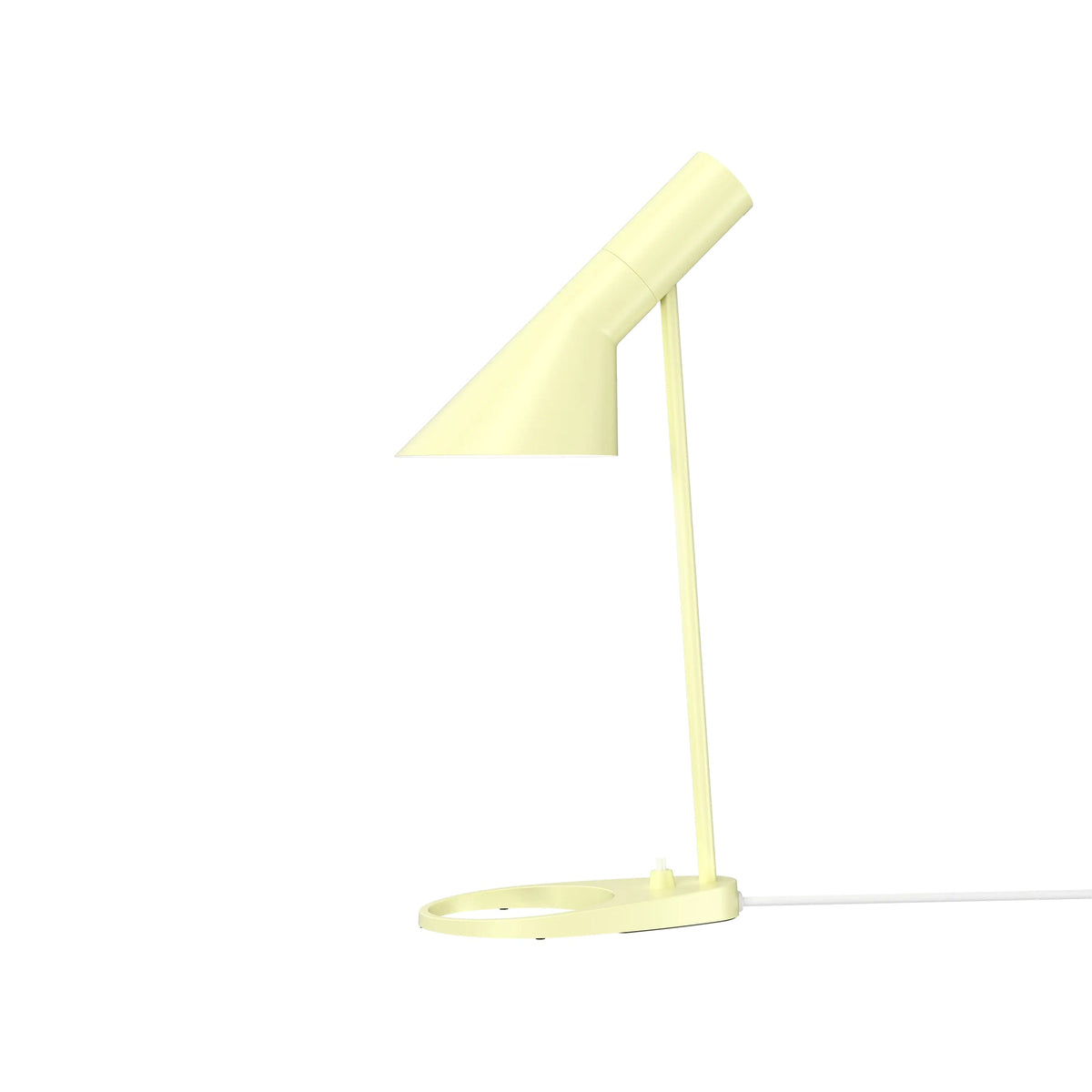 AJ Table Lamp in Soft Lemon (Small).
