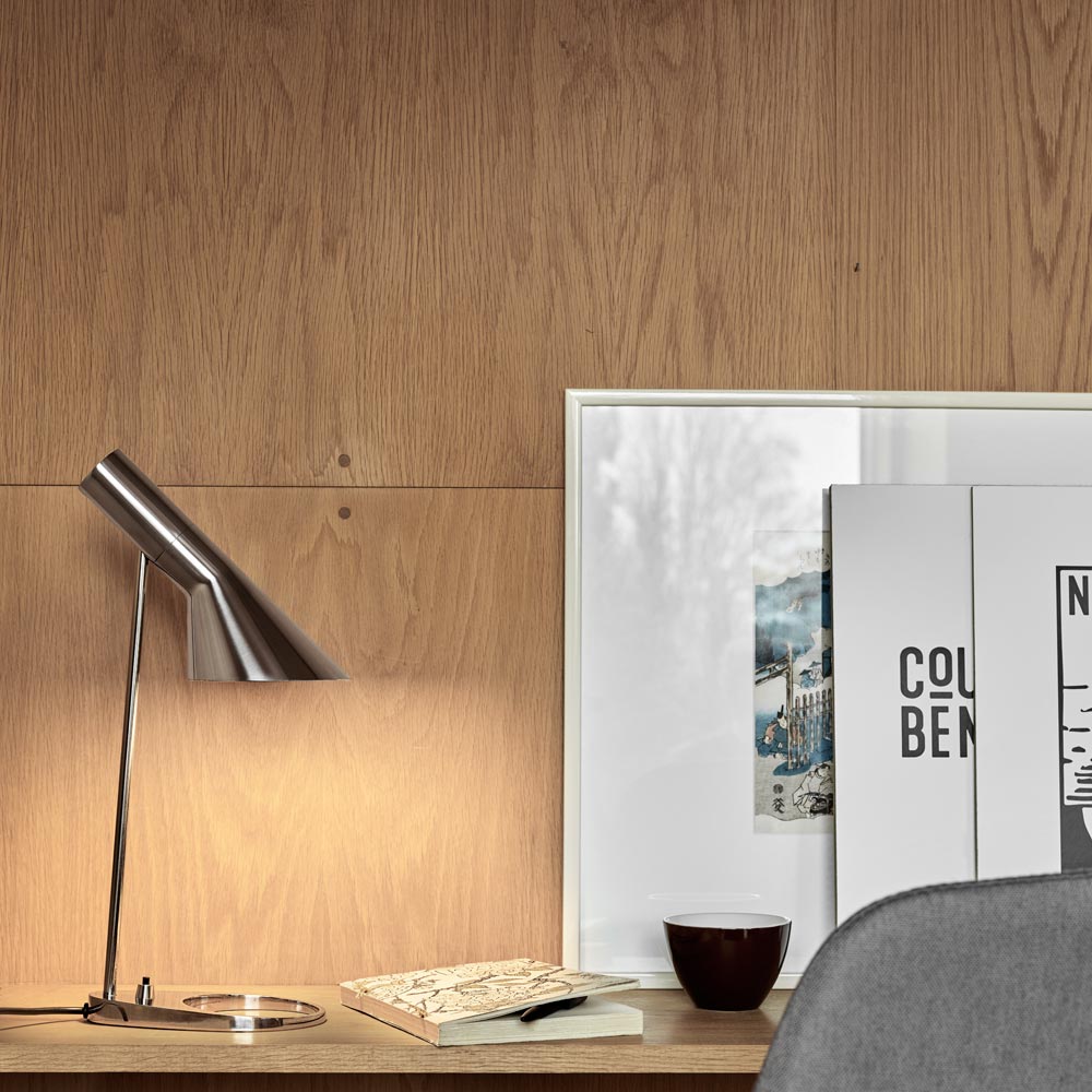 AJ Table Lamp in living room.