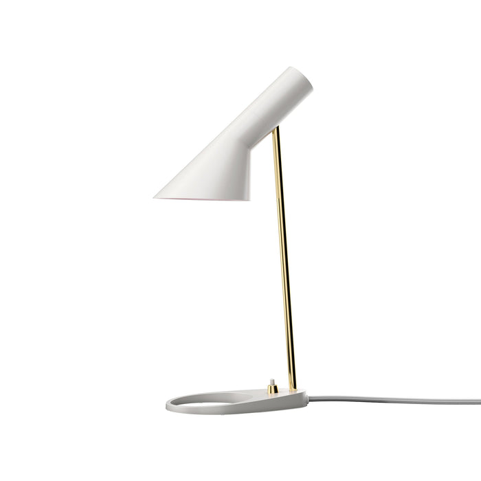 AJ Table Lamp in Matte White/Pale Rose (Small).