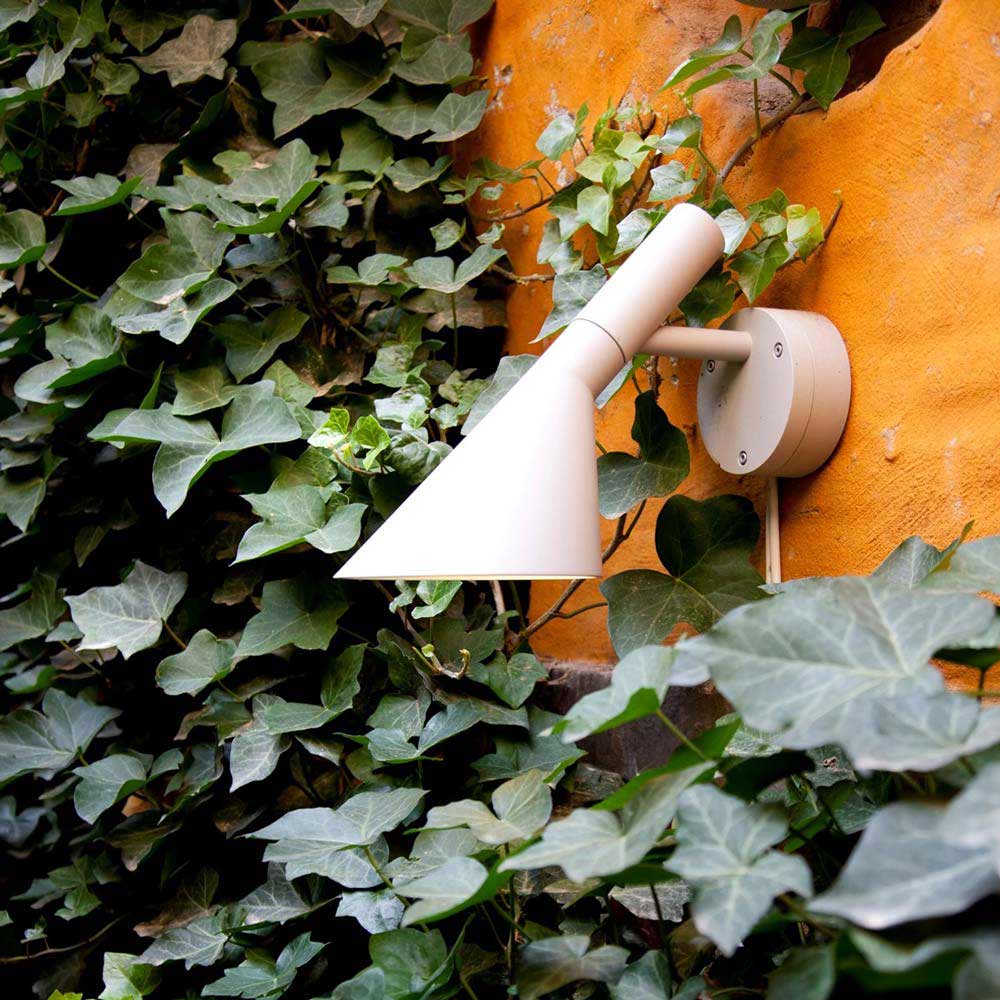 AJ Wall Light in Outside Area.