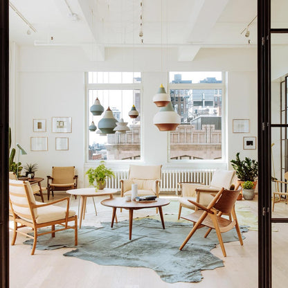 Cirque Pendant Light in living room.