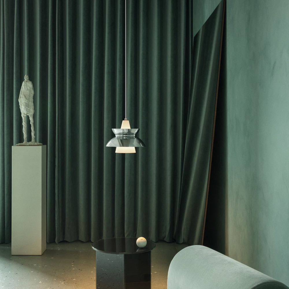 Doo-Wop Pendant Light in living room.