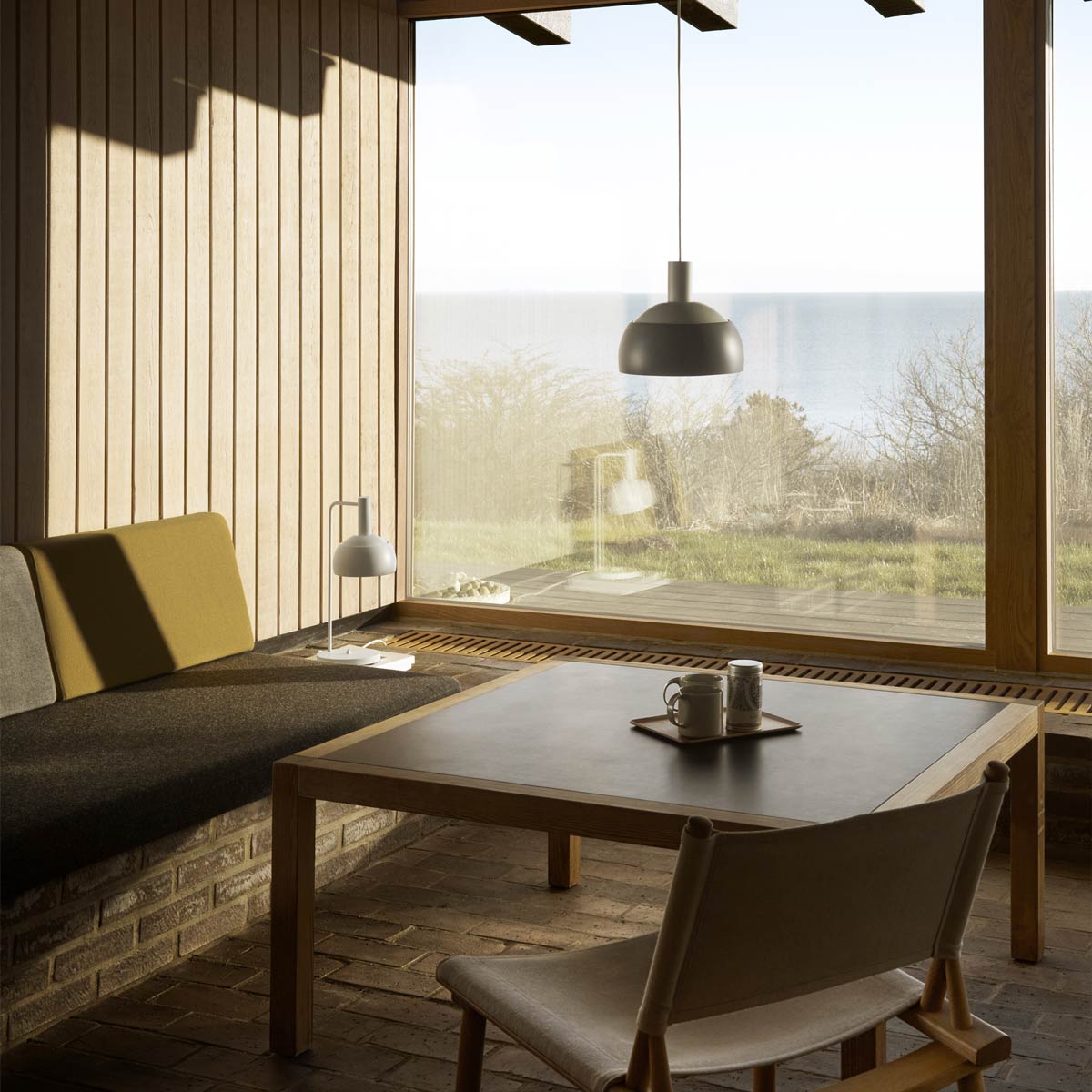 FJ Elements Pendant Light in dinning room.