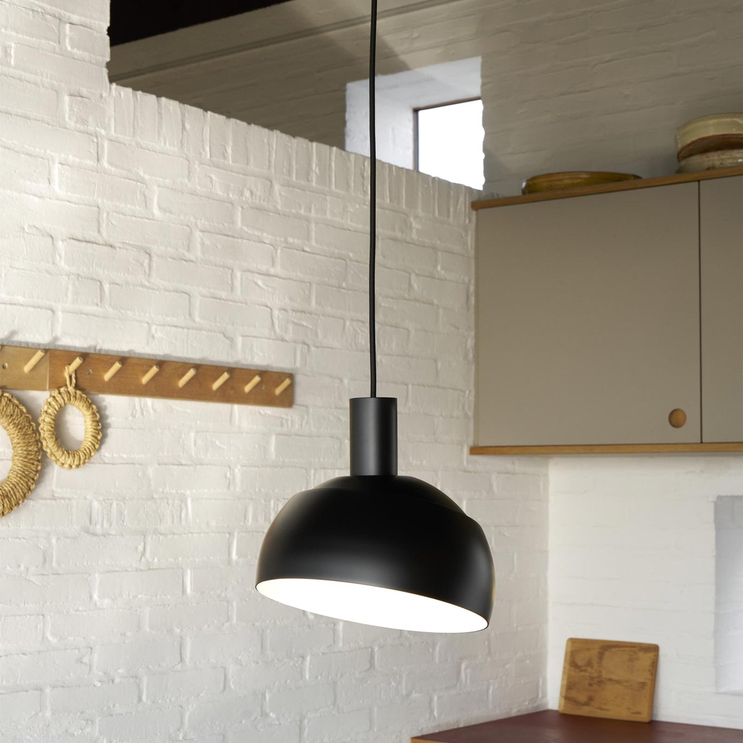 FJ Elements Pendant Light in living room.