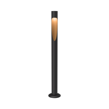 Flindt Garden Outdoor LED Bollard in Black Texture (Anchor/Base).