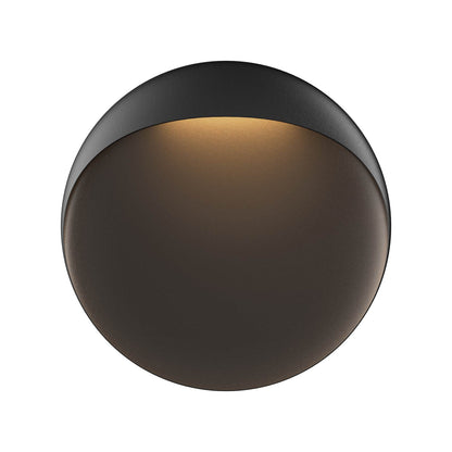 Flindt Outdoor LED Wall Light in Black Texture (Large).