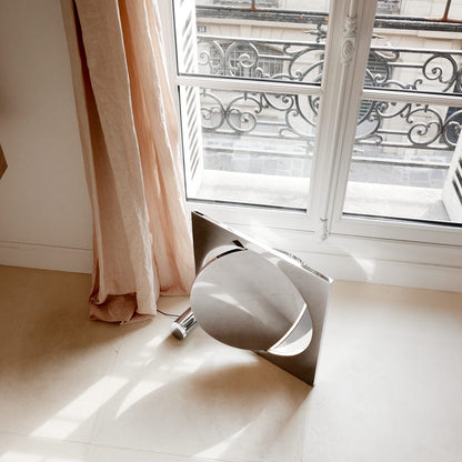 Moonsetter LED Floor Lamp in living room.