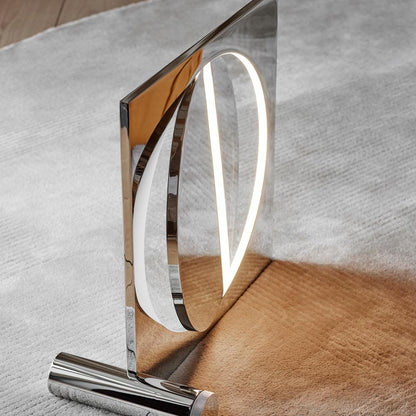 Moonsetter LED Floor Lamp in living room.