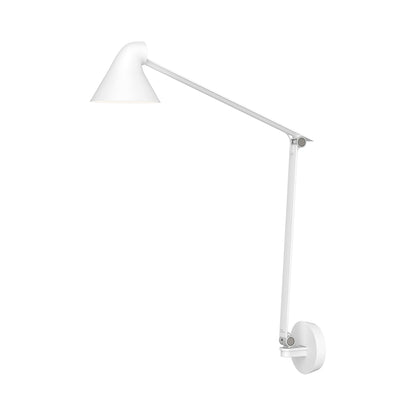 NJP Adjustable LED Wall Light in White (With Wall Box).