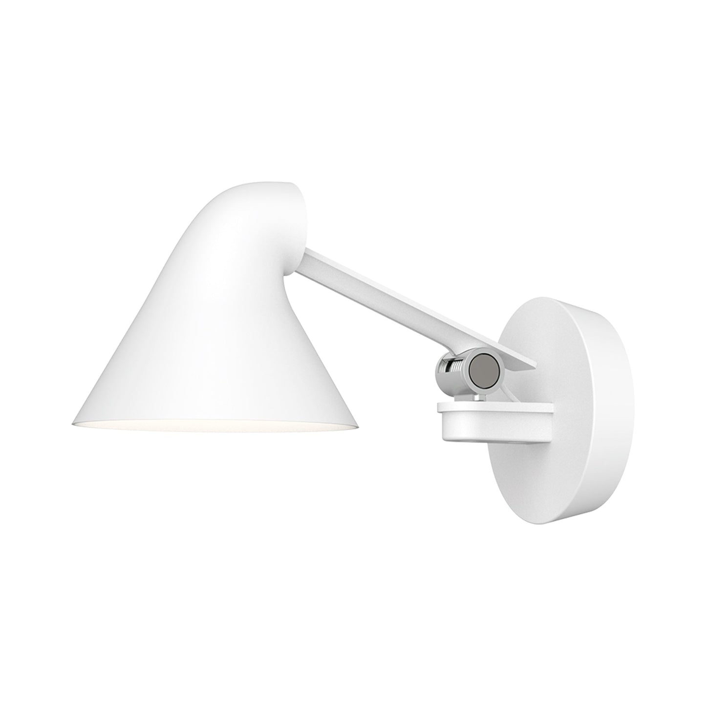 NJP LED Wall Light in White (With Wall Box).
