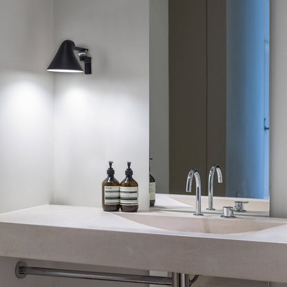 NJP LED Wall Light in bathroom.