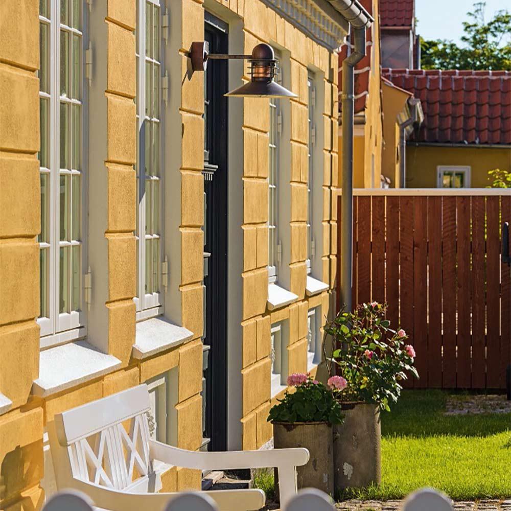 Nyhavn Wall Light in Outside Area.
