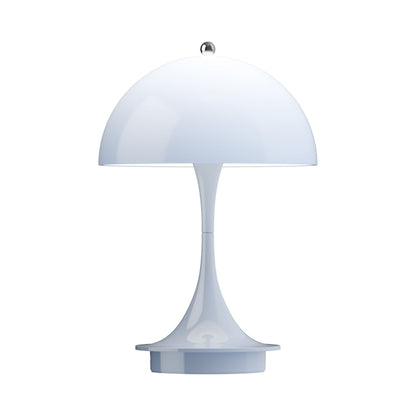 Panthella 160 LED Rechargeable Table Lamp in Opal Blue (Polymer).