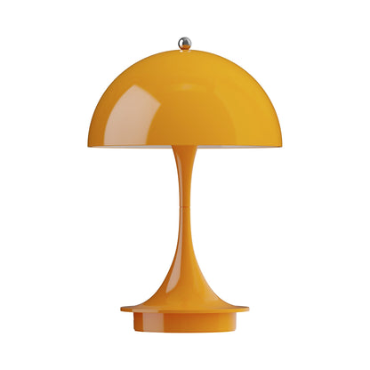 Panthella 160 LED Rechargeable Table Lamp in Opaque Orange (Polymer).