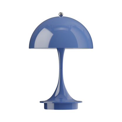 Panthella 160 LED Rechargeable Table Lamp in Opaque Indigo (Polymer).