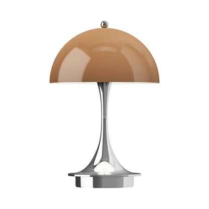 Panthella 160 LED Rechargeable Table Lamp in Original Opal Brown (Polymer).