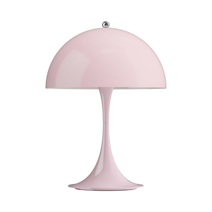 Panthella 250 LED Rechargeable Table Lamp in Opal Pale Rose.