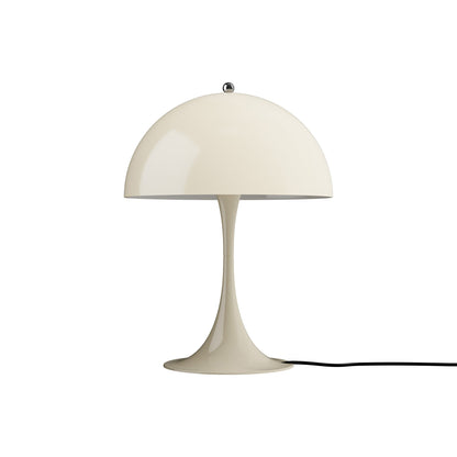 Panthella 320 Table Lamp in Beige Opal Polymer.