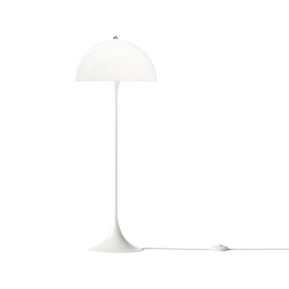 Panthella Floor Lamp in Opal White (Small/Polymer).