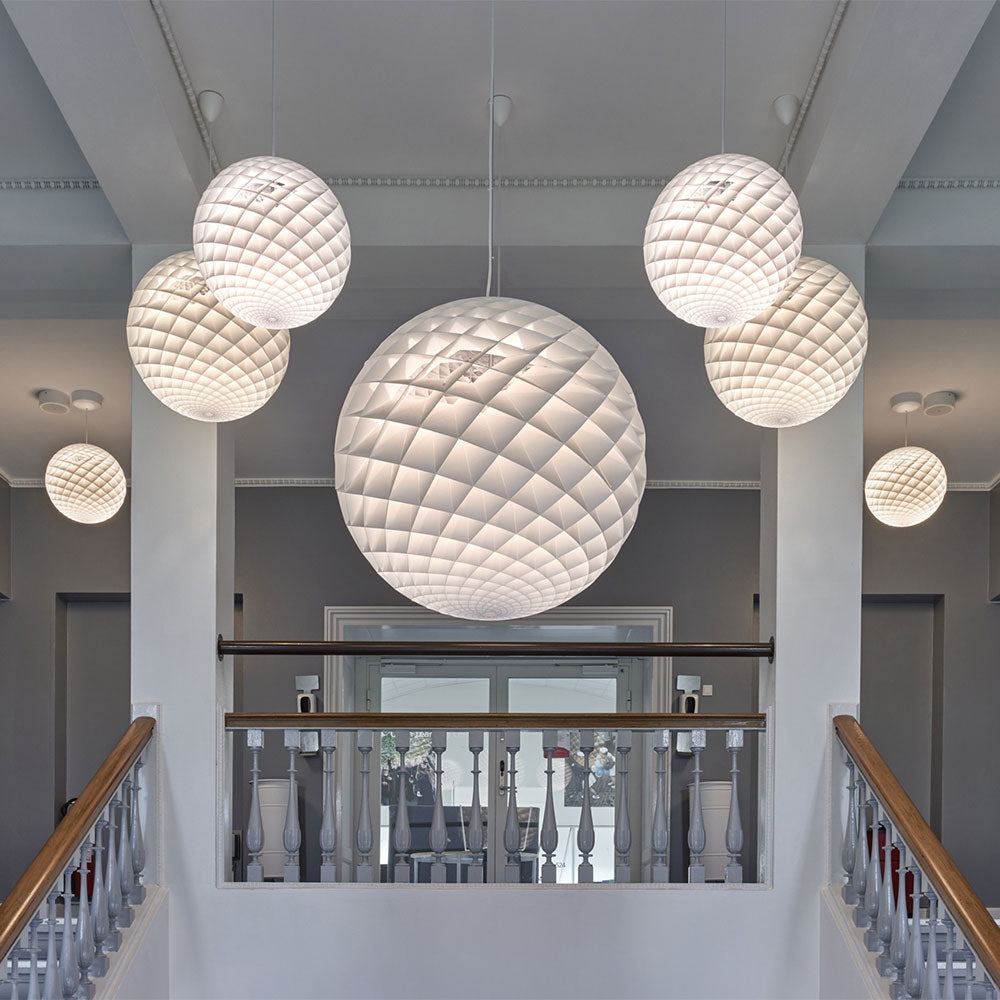 Patera Pendant Light in stair.