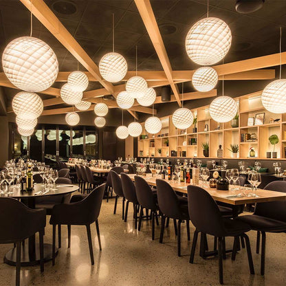 Patera Pendant Light in restaurant.