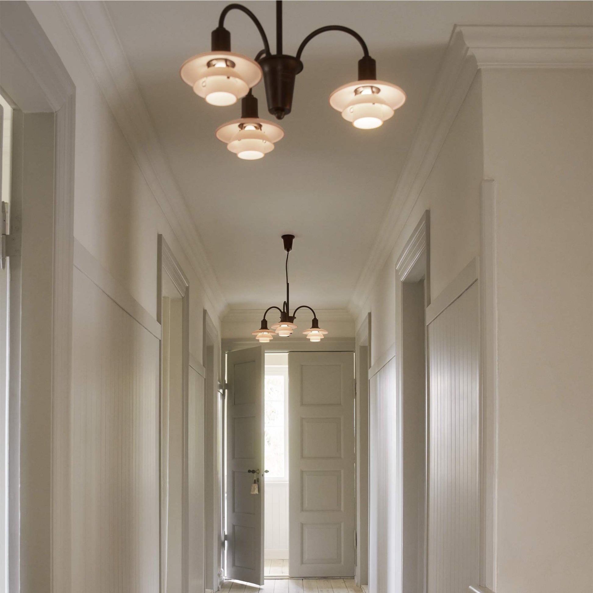 PH 1/1 Chandelier in hall.