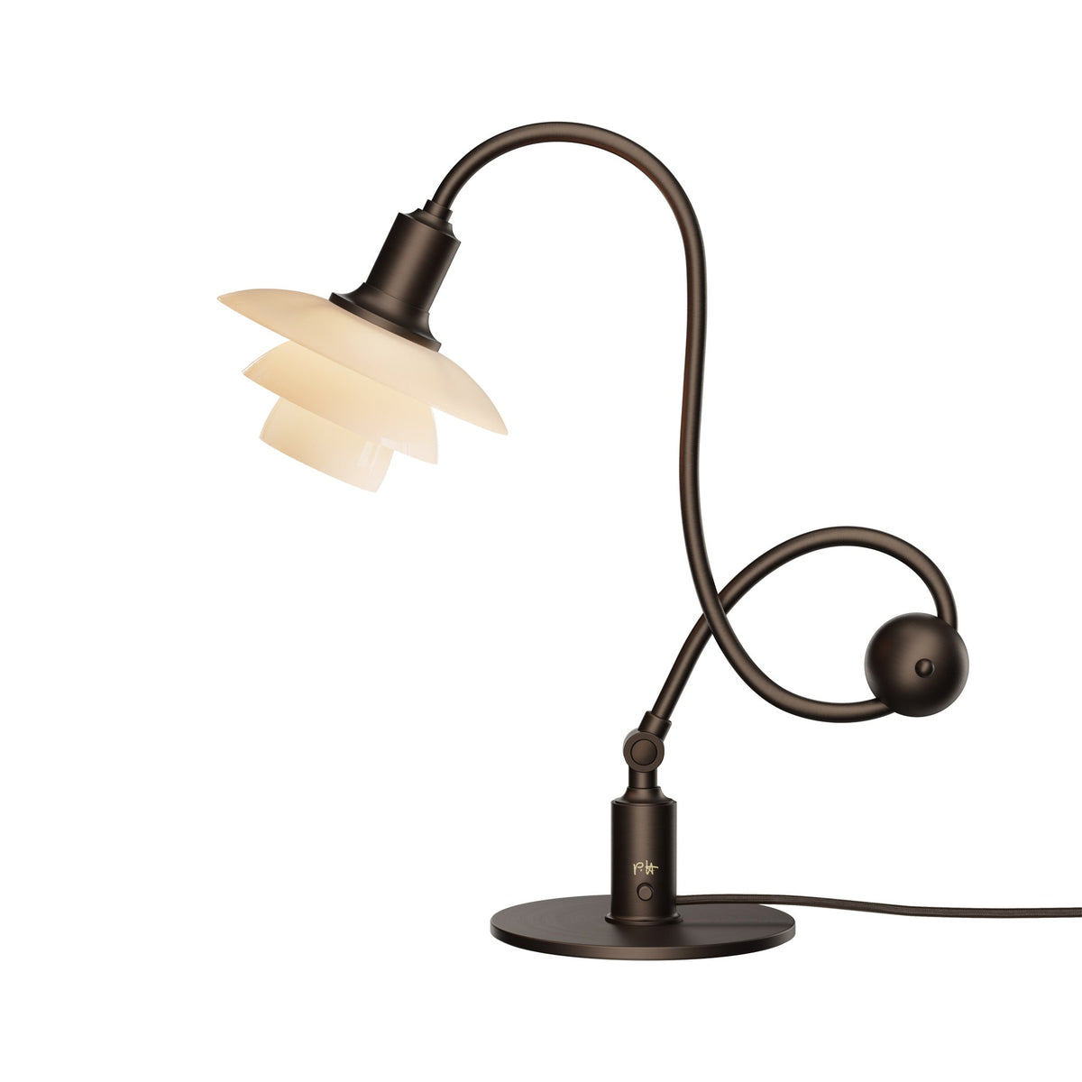 PH 1/1 Piano Table Lamp in Detail.