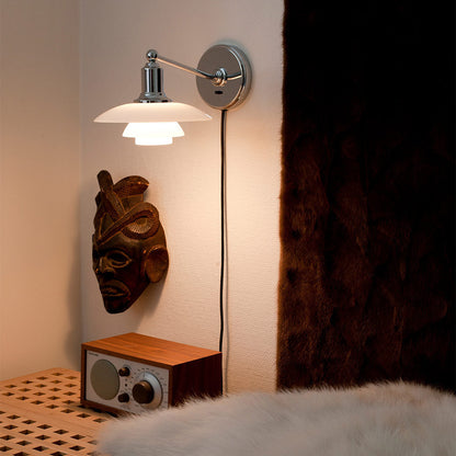 PH 2/1 Wall Light in bedroom.