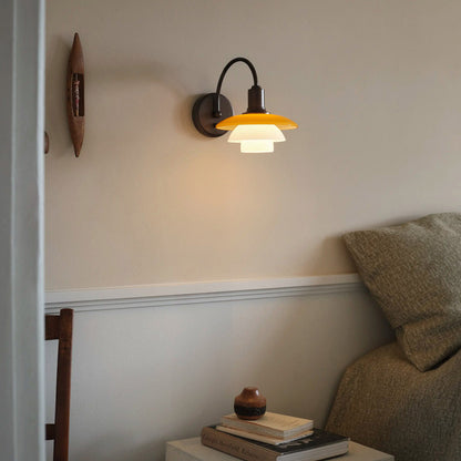 PH 2/2 Wall Light in bedroom.