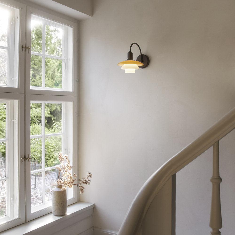 PH 2/2 Wall Light in stairway.