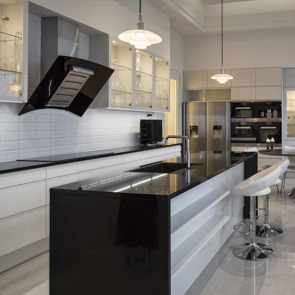 PH 3/2 Pendant Light in kitchen.