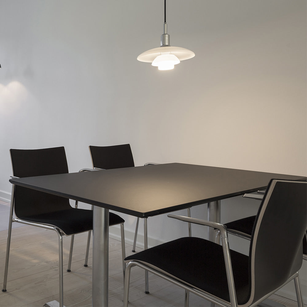 PH 3/2 Pendant Light in dining room.