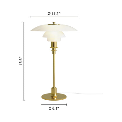 PH 3/2 Table Lamp - line drawing.