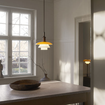 PH 3/3 Pendant light in living room.